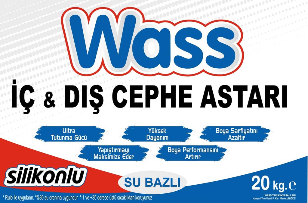WASS İÇ &amp; DIŞ CEPHE ASTARI 20/1