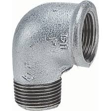 [TD12GKD] TRAKYA DÖKÜM 1/2&quot; GALVANİZ KUYRUKLU DİRSEK